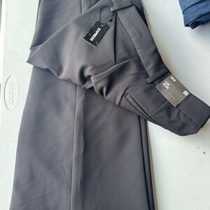 Express Editor Flare Mid Rise Pants - Black Size 6R NWT